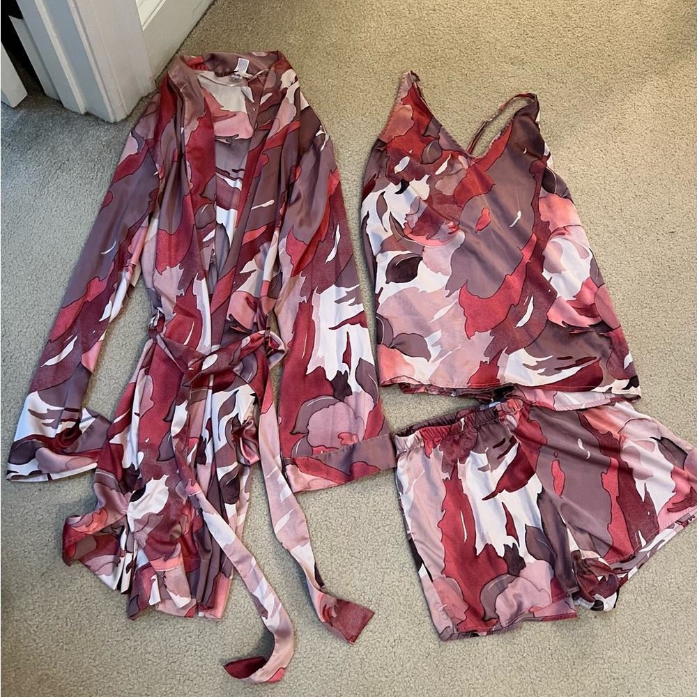 3 Piece Pajama Set Small